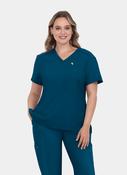 Koi Cureology Aura Scrub Top - Caribbean image