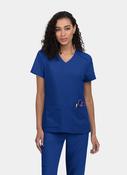 Koi Cureology Cardi Scrub Top - Galaxy image