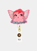 Koi Retractable Shaker Badge Reel - Cupid