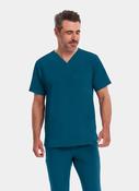 Healing Hands Matthew Scrub Top - Caribbean image