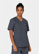 Unisex Orange Standard Balboa Scrub Top - Charcoal image