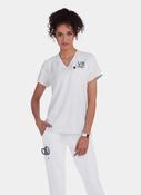 SETU - Cureology Aura Scrub Top - White