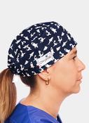 ChrysVal Short Scrub Hat - Sharks image