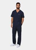 'Orange Standard' Unisex Scrub Set - Navy