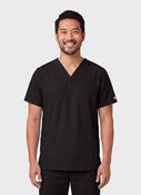 Cherokee Unisex Scrub Top - Black image