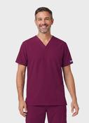 Cherokee Unisex Scrub Top - Wine image