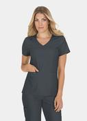 Koi Basics Becca Scrub Top - Charcoal image