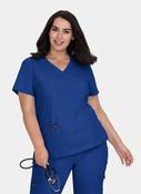 Koi Basics Becca Scrub Top - Galaxy image