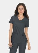 Koi Basics Katie Scrub Top -  Charcoal image