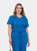 Koi Cureology Aura Scrub Top - Royal image