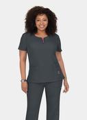 Koi Lite Serenity Scrub Top - Charcoal image