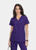 Koi Next Gen Hustle And Heart Scrub Top - Grape image