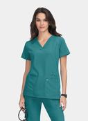 Koi Next Gen Hustle And Heart Scrub Top - Teal image