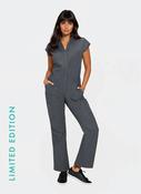 Koi Solis Anja Scrub Jumpsuit - Charcoal - SALE