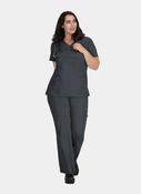 Koi Basics Women's Scrub Set - Charcoal image