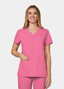 Koi Cureology Cardi Scrub Top - Carnation image