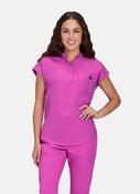Koi Solis Catrin Scrub Top - Hibiscus Pink image