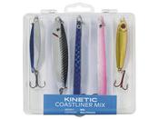 KINETIC COASTLINER ASSORTED LURES 5-PIECE MULTIPACK