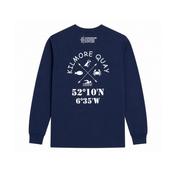 KILMORE QUAY LONG SLEEVE T-SHIRT - UNISEX - ADULT - NAVY BLUE image