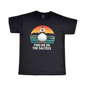 KILMORE QUAY CLOTHING CO. KIDS T-SHIRT - PUFFIN - BLACK