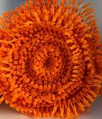 BAIT BAG NETTING ROLL - ORANGE - MESH SIZE: 40MM - 1000 MESHES LONG - 10.5 MESHES DEEP