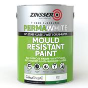 Perma White Matt Mould Resistant Paint - Zinsser image