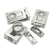 Lift Handle Ring w/ Door Catch (Stainless Steel)