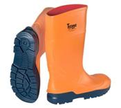 Techno Troya Safety PU Boots - ORANGE
