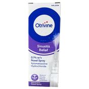 Otrivine Sinusitis Relief 0.1% Nsl Spray 1 Bttle Haleon Ph Only image