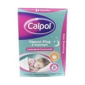 Calpol Vapour Plug Nightlight Lavender Chamomile 3+