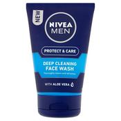 Nivea Men Deep Clean Face Wash 100Ml