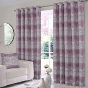 Heritage Blush Ready Made Eyelet Curtains image