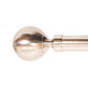 28mm 3 Sided Satin Silver Chrome Baypole 