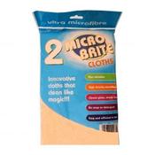 Micro Brite Micro Fibre Cloths 2 Pack 2pk
