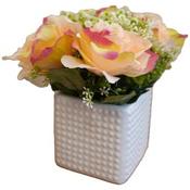 Pink Roses in a Vase image