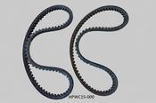 Set of 2 Belts for 15HP Wood Chipper Flywheel (HPWC15-000)