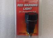 RED WARNING LIGHT PLAIN 12V (BLEP804)