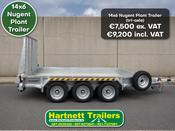 Nugent 14x6 Plant Trailer Tri Axle