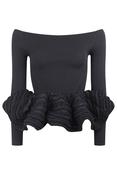 POTTERY SWELL GLITTER OFF SHOULDER TOP