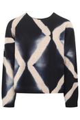 Cashmere Seamless Pullover - Itajime - Black - Sand