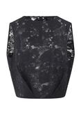 BOXY SMOCK TOP BLACK