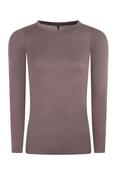 KNIT T-SHIRT - RIB LS T RP02F5202 RJSW 86 GRAPE image