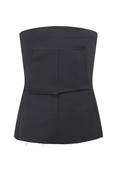 WOVEN TOP - BUSTIER TOP RP02F5127 WST 09 BLACK