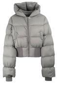 WOVEN BOMBER - CINCHED HOODED JACKET RP02F5775 NPD3 48 DARK PEARL