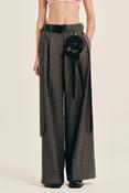 WIDE LEG SASH TROUSERS image