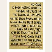 NELSON MANDELA QUOTE — HEAD IN THE CLOUDS  image