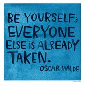 OSCAR WILDE QUOTE — HEAD IN THE CLOUDS  image