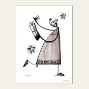 B/W DANCING GIRL — HEAD IN THE CLOUDS 