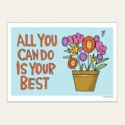 ALL YOU CAN DO IS YOUR BEST (FLOWERS) — HEAD IN THE CLOUDS  image