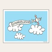 CONGRATULATIONS (AEROPLANE) — HEAD IN THE CLOUDS  image